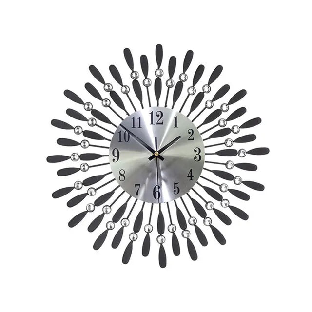 BrillianceBloom - Diamond wall clock