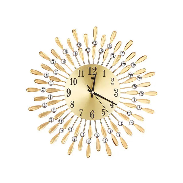 BrillianceBloom - Diamond wall clock