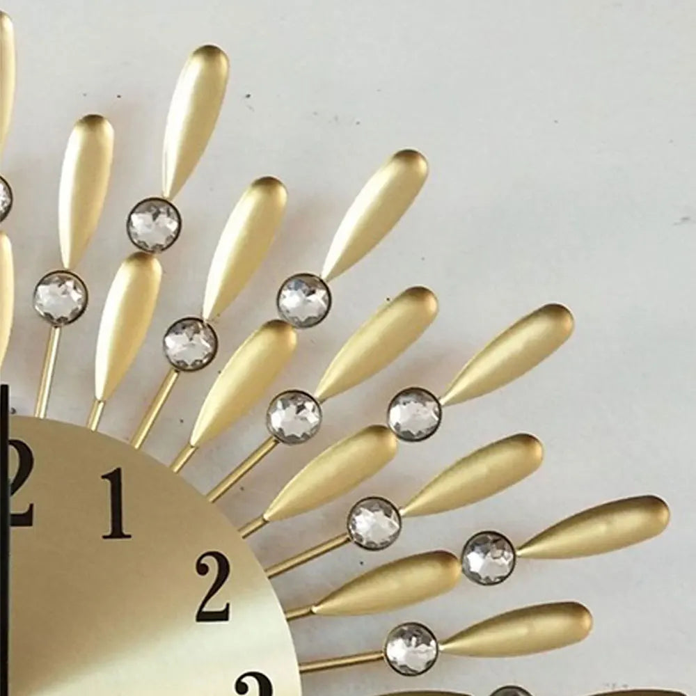 BrillianceBloom - Diamond wall clock