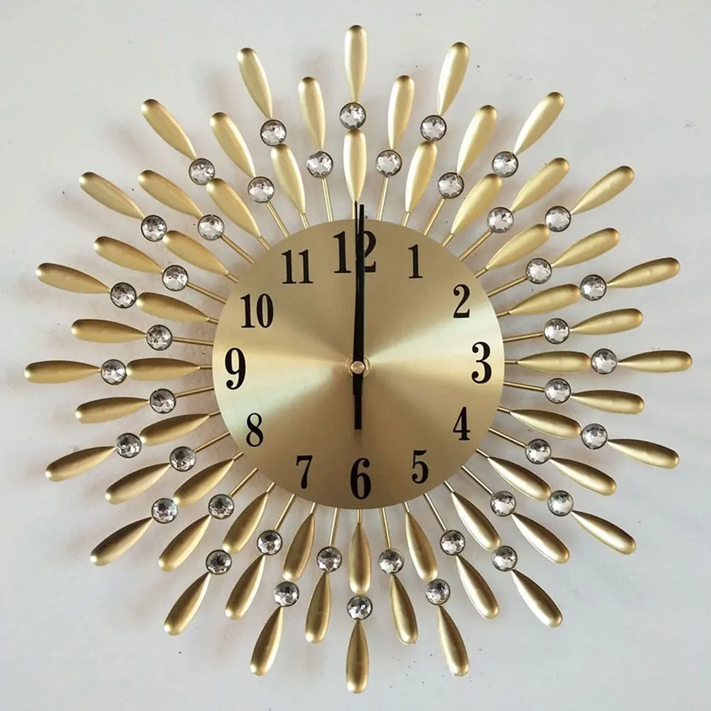 BrillianceBloom - Diamond wall clock