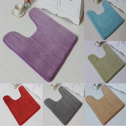 AquaGlow - U-shaped foam bath mat