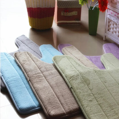 AquaGlow - U-shaped foam bath mat