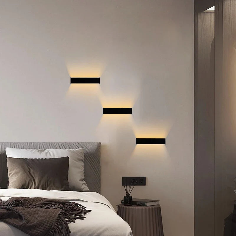 BotanicHalo - Long wall light lamp