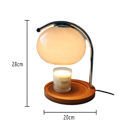HeritageGlow - Vintage glass table lamp