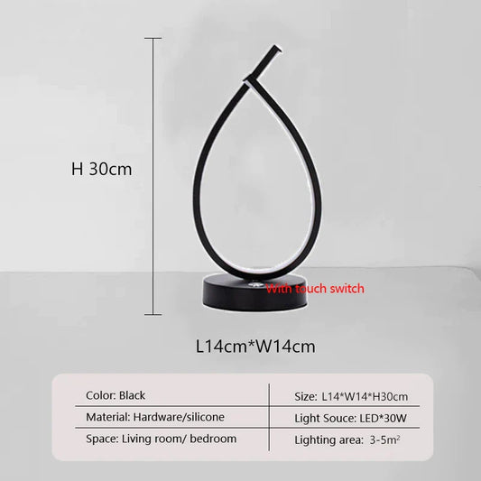 NordicLine - Slim reading table lamp