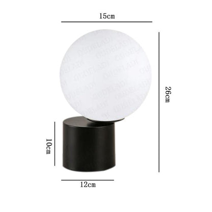 SphereGlow | Glass ball table lamps