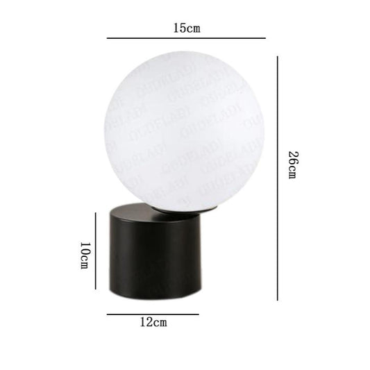 SphereGlow | Glass ball table lamps