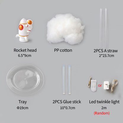 AstroLight | Small rocket table lamp