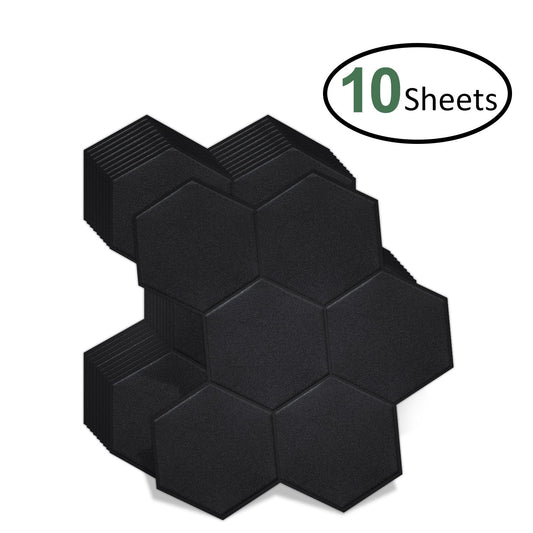 10 pieces of large hexagonal wallpaper