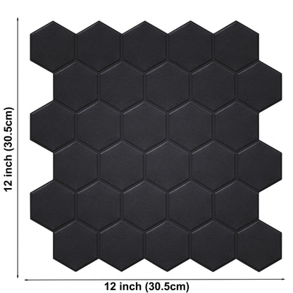 10 pieces of large hexagonal wallpaper