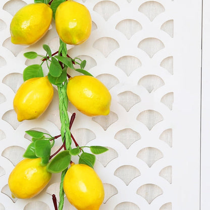 Artificial fruit lemon twine