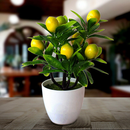 Artificial lemon tree