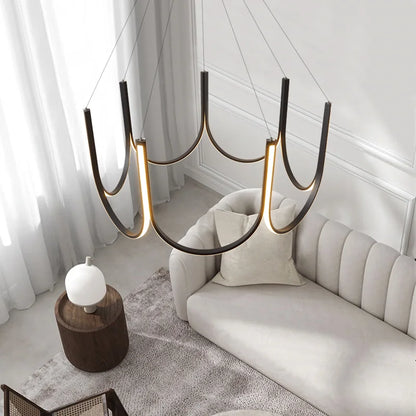 Led coat hanger Minimalist lamps