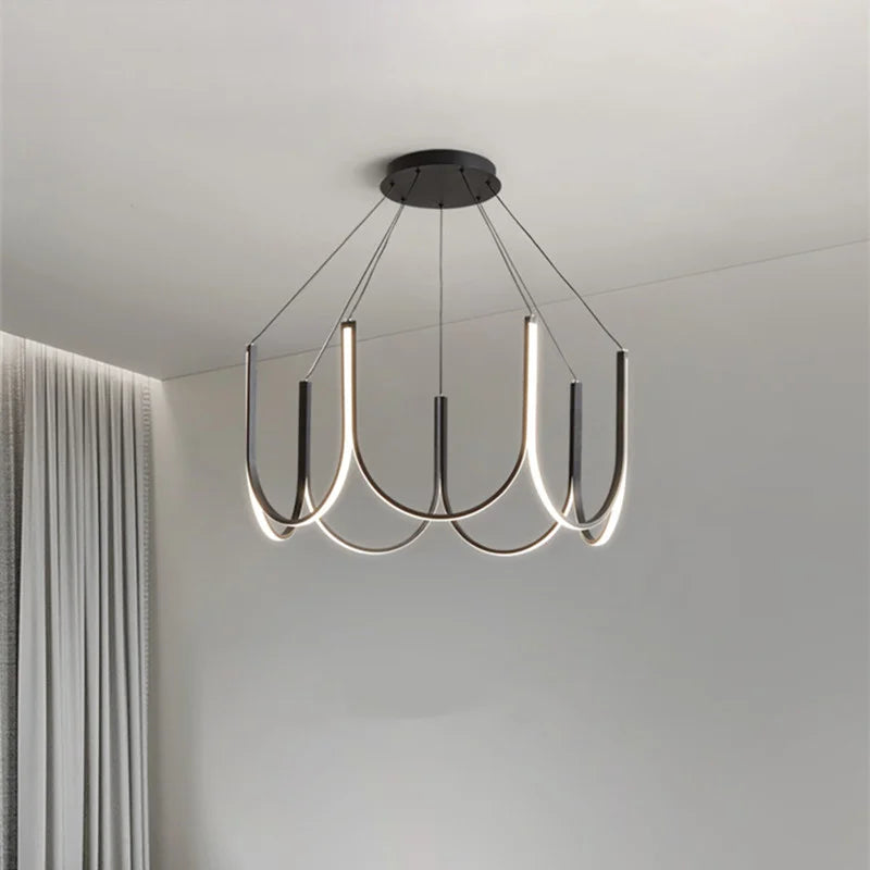 Led coat hanger Minimalist lamps