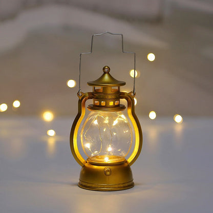 AntiqueAura | Battery-operated hanging lantern