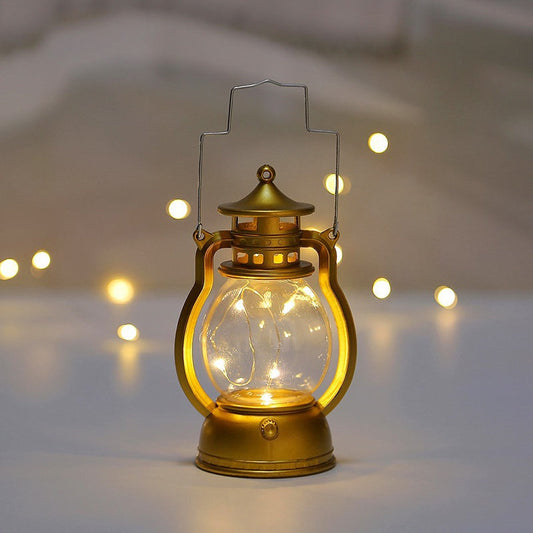 AntiqueAura | Battery-operated hanging lantern