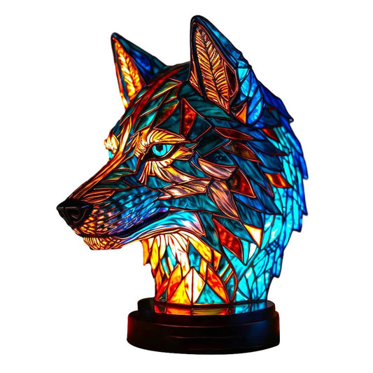 AnimalLustre | Animal stained glass lamp
