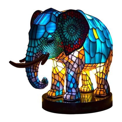 AnimalLustre | Animal stained glass lamp