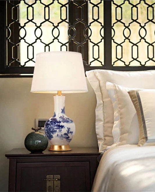 ClassicChinoise | Ceramic desk lamp