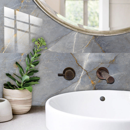 10 pieces Gray Granite Textured Tile
