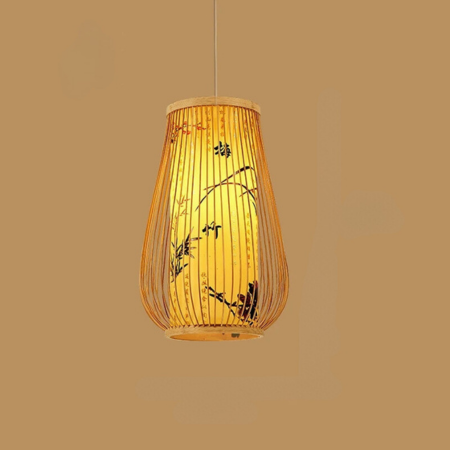 BambooHarmony | Serene pendant light for tea rooms
