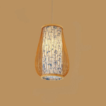 BambooHarmony | Serene pendant light for tea rooms