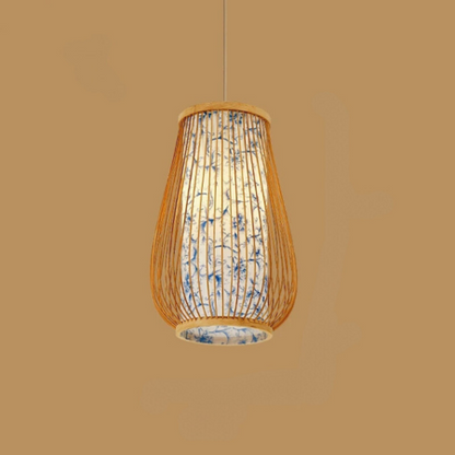 BambooHarmony | Serene pendant light for tea rooms