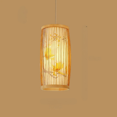 BambooHarmony | Serene pendant light for tea rooms
